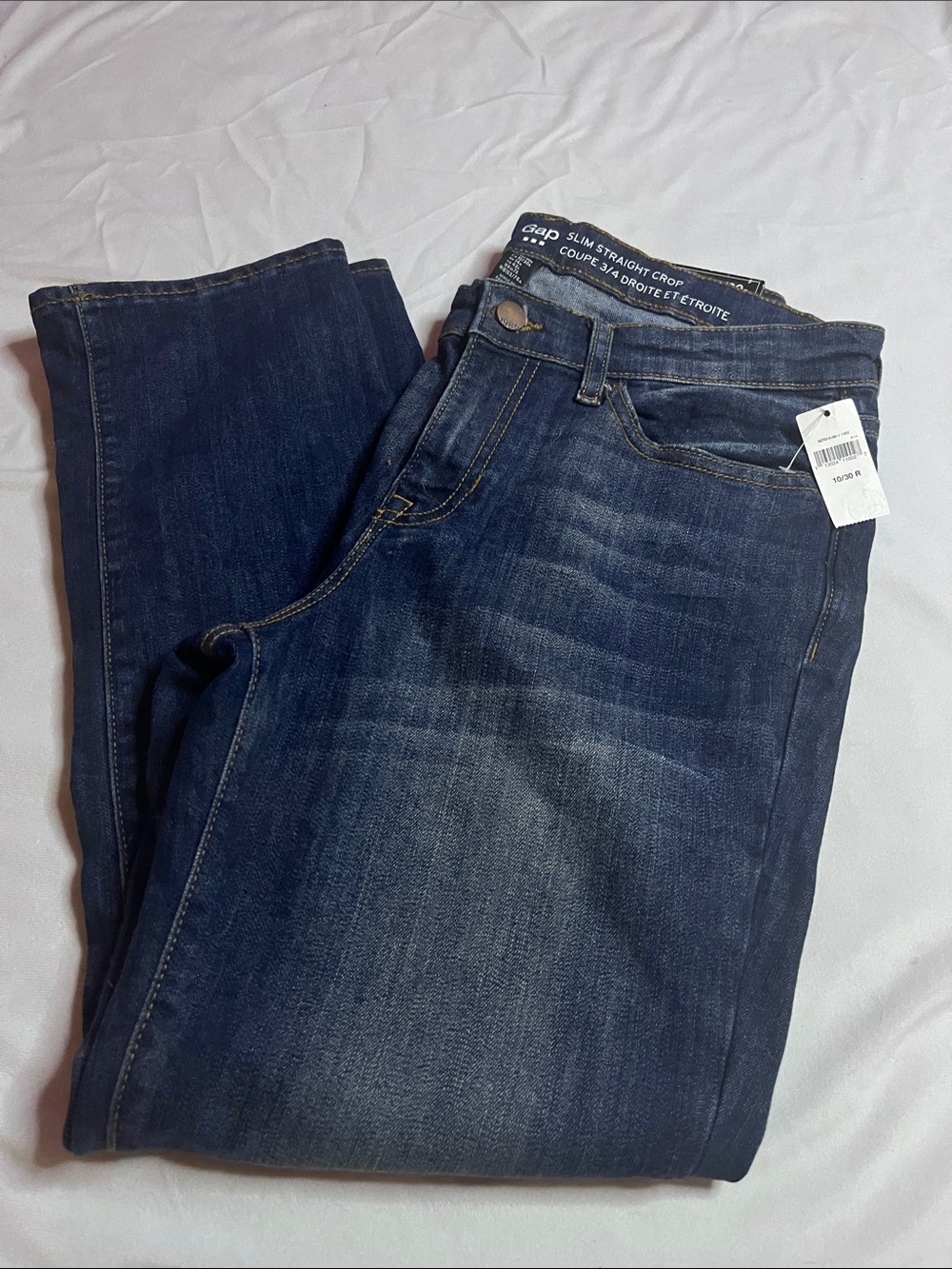 NWT Gap Slim Straight Cropped Jeans